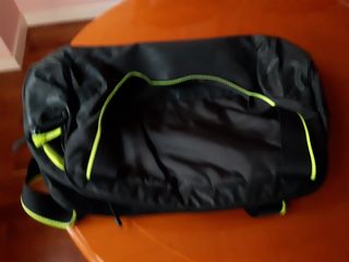 Bolsa de deporte Nike negra y multicolor