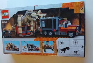 LEGO 76948 Jurassic World T. rex & Atrociraptor
