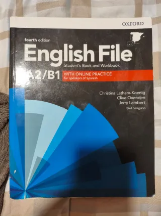 Libros English File A1 y A2 Fourth Edition USADOS