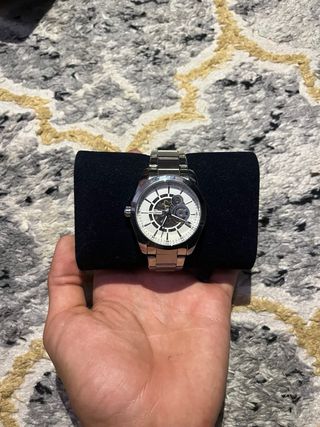 Orologio Martyn Line in argento e bianco