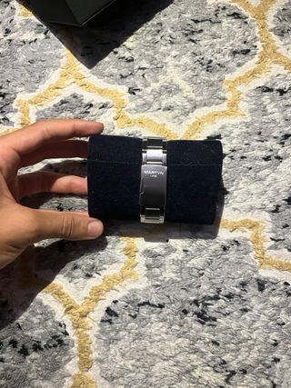 Orologio Martyn Line in argento e bianco