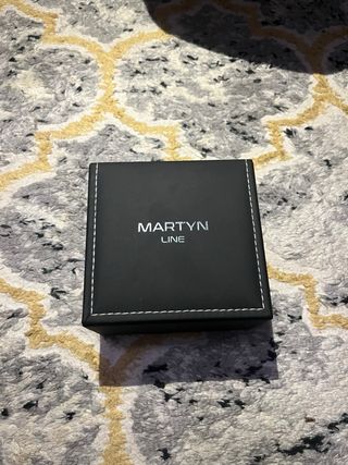 Orologio Martyn Line in argento e bianco