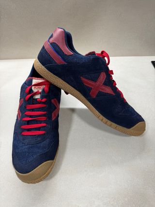 Zapatillas Munich Azul y Rojo