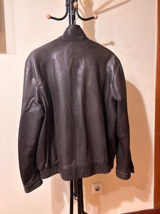 Cazadora Piel Torras Marrón Talla L
