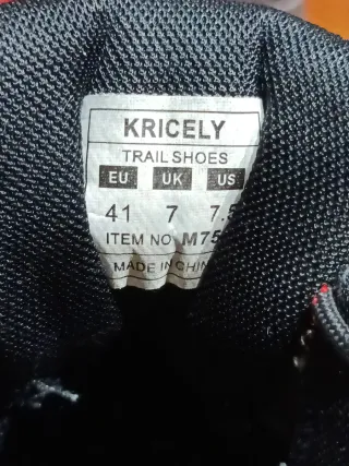 Zapatillas deportivas rojas y negras