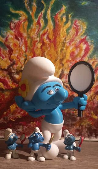 Puffo Vanitoso 3D - 18 cm