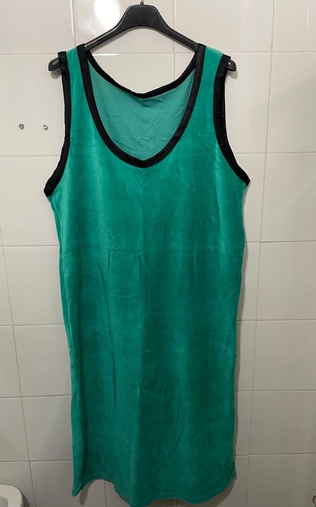 Vestito verde acqua taglia unica