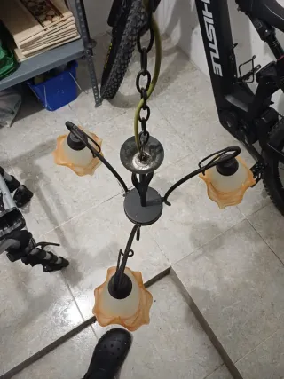 Lámpara Techo Vintage Cristal