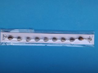 Pulsera de Ojo de Tigre en Plata Ley