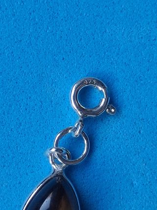 Pulsera de Ojo de Tigre en Plata Ley