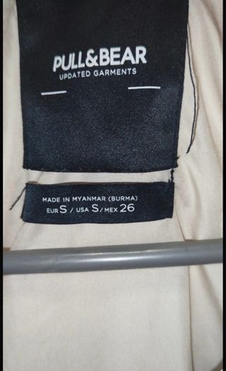 Abrigo acolchado oversize Pull&Bear S