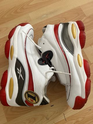 Zapatillas Reebok Iverson Blancas y Rojas