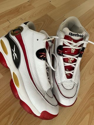 Zapatillas Reebok Iverson Blancas y Rojas