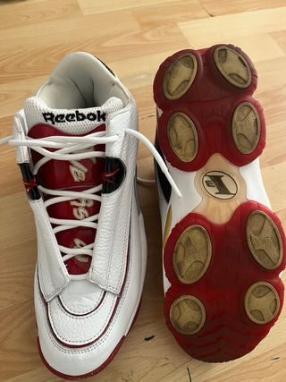 Zapatillas Reebok Iverson Blancas y Rojas