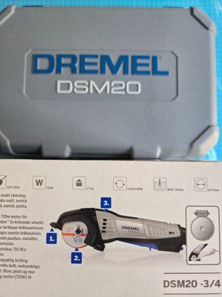 DREMEL DSM20. CORTADORA MULTIMATERIALES. +DISCOS. 