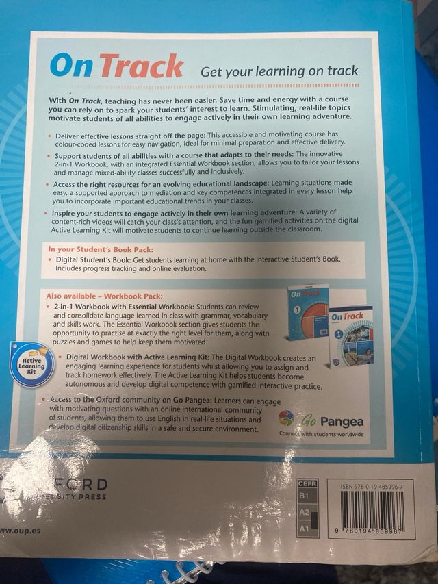 On Track 1 Student's Book + Workbook Pack