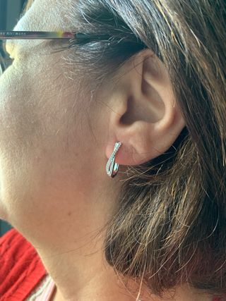 Orecchini Argento 925 Intrecciati