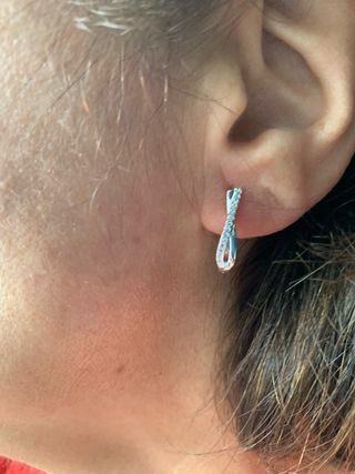 Orecchini Argento 925 Intrecciati