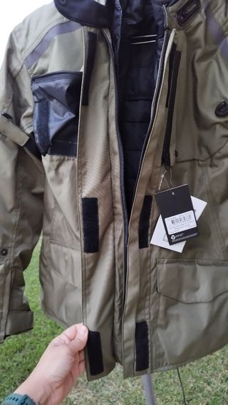 Chaqueta Moto Mujer Verde Talla XXL Para una 44/46