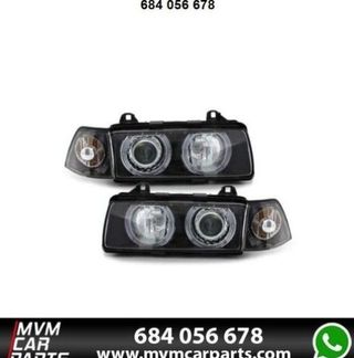 Faros delanteros para BMW Serie 3 E36 Sedán Black