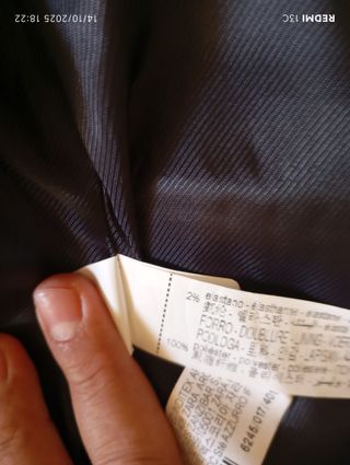 Chaqueta niño azul marino Talla 11-12