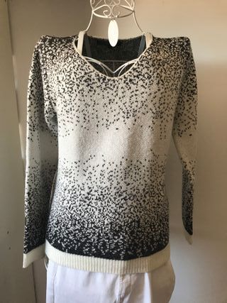 Jersey Koröshi Blanco y Negro Talla S