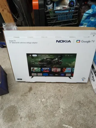 Smart TV Nokia 32 HD 12V Google TV .leer bien