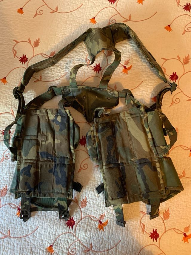 2 Chalecos Tácticos Portamunición Camuflaje