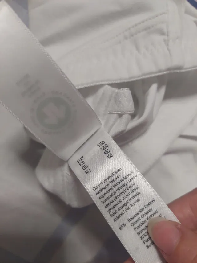 Bra/ Sujetador blanco talla 105D