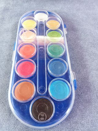 Set acquerelli 12 colori