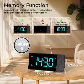 Reloj Despertador Digital Proyector Radio FM NUEVO