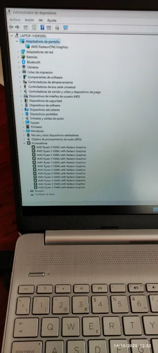 Portátil HP 15s Ryzen 5-5500U 16GB RAM 512GB SSD