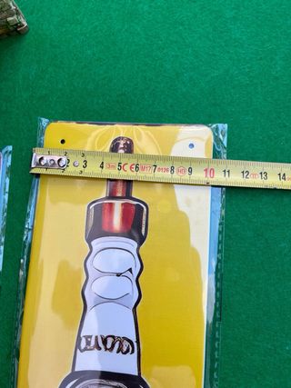 Placas metálicas Champion & Valvoline – 40x10 cm