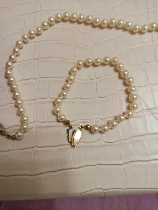 Collar y pulsera Majorica de perlas