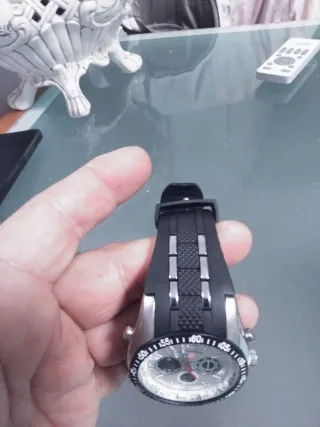 Reloj U.S. Polo Assn. Negro y Plateado