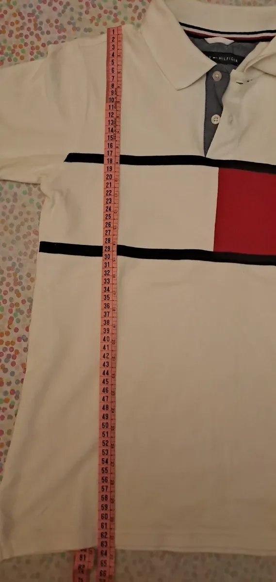Polo Tommy Hilfiger niño blanco