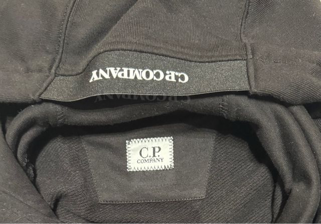 Sudadera C.P. Company Negra con Capucha