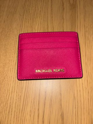 Tarjetero Michael Kors Rosa