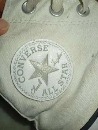 Converse plataforma blancas