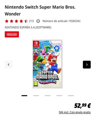 NINTENDO SWITCH OLED MARIO EDITION+2 GIOCHI+CUSTODIA