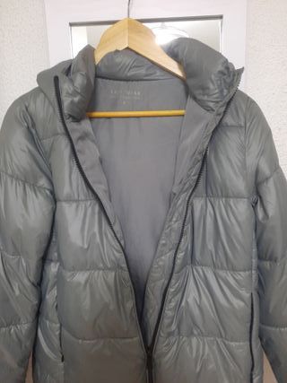 Plumas gris mujer