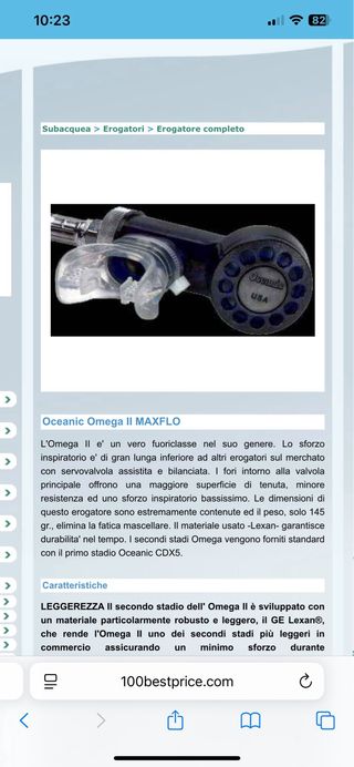 Erogatore subacqueo Oceanic