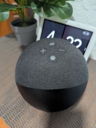 Echo 4ª Gen Grande - Altavoz Alexa - Gris