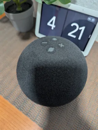 Echo 4ª Gen Grande - Altavoz Alexa - Gris