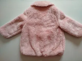Abrigo pelo niña Mayoral rosa