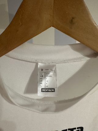 Camiseta Kipsta Decathlon Blanca Talla S