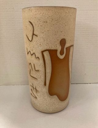 Vaso Giordano Autentico +Candela realizzati a mano