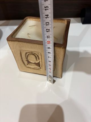 Vaso Giordano Autentico +Candela realizzati a mano