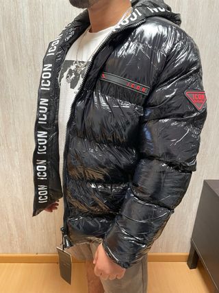 Chaqueta ICON Negra Brillante