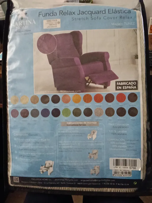 Funda Relax Jacquard Elástica Martina Home